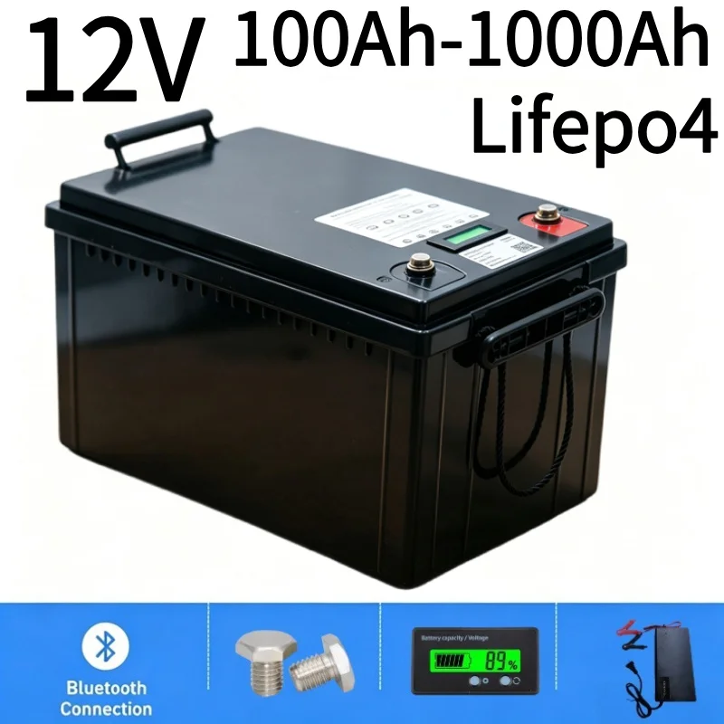 Lifepo4 12V 100Ah Bms Bluetooth - Аккумулятор LiFePO4 12В 100Ач-1000Ач, литиевая батарея