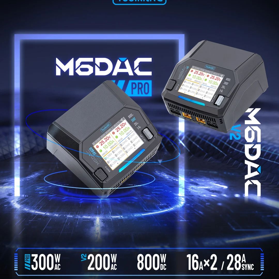 Toolkitrc M6Dac Smart Charger - Зарядное устройство ToolkitRC M6DAC PRO M6DAC