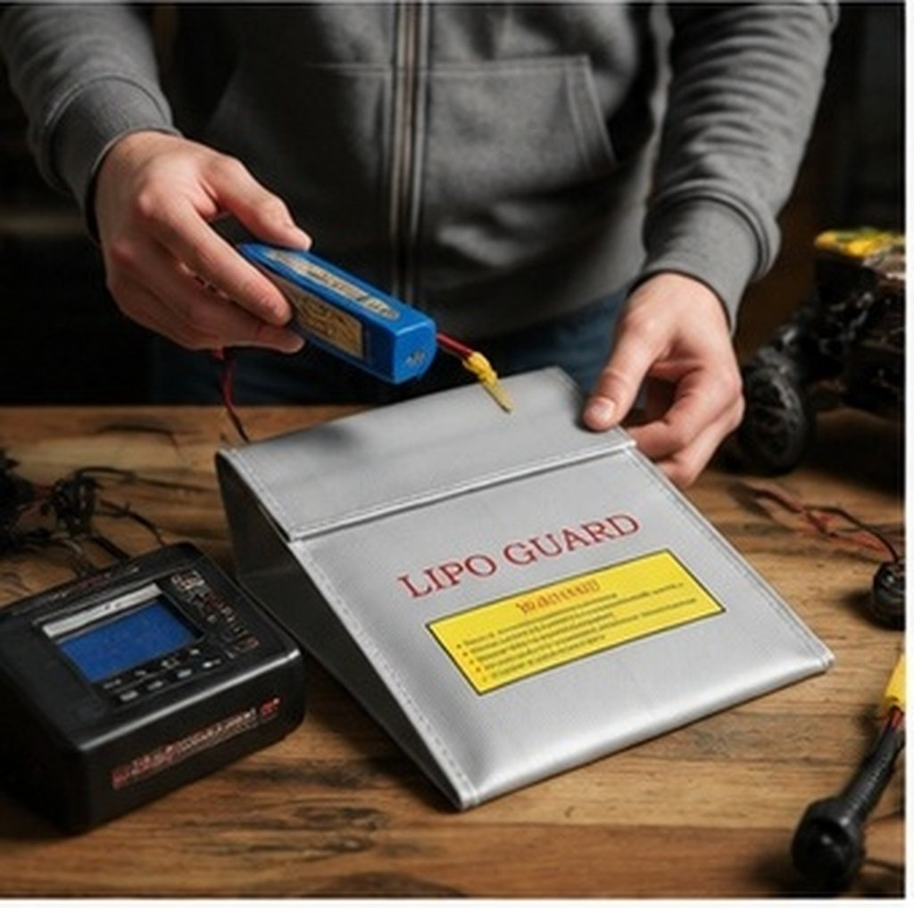 Lipo Battery Fireproof Safety Charge Box - Огнестойкий защитный чехол для аккумуляторов LiPo,