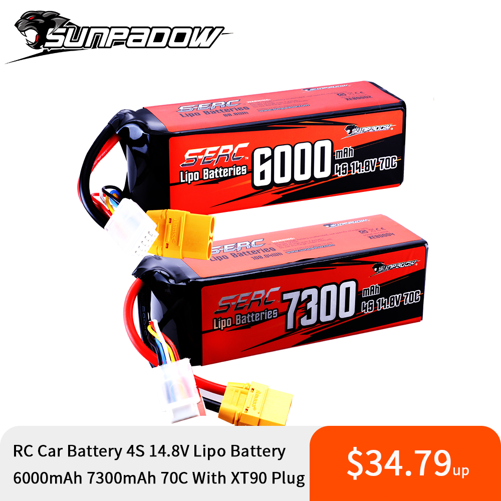 Lipo аккумулятор Sunpadow 4S д – обзор и цена 4S Lipo Battery 14.8V 6000Mah