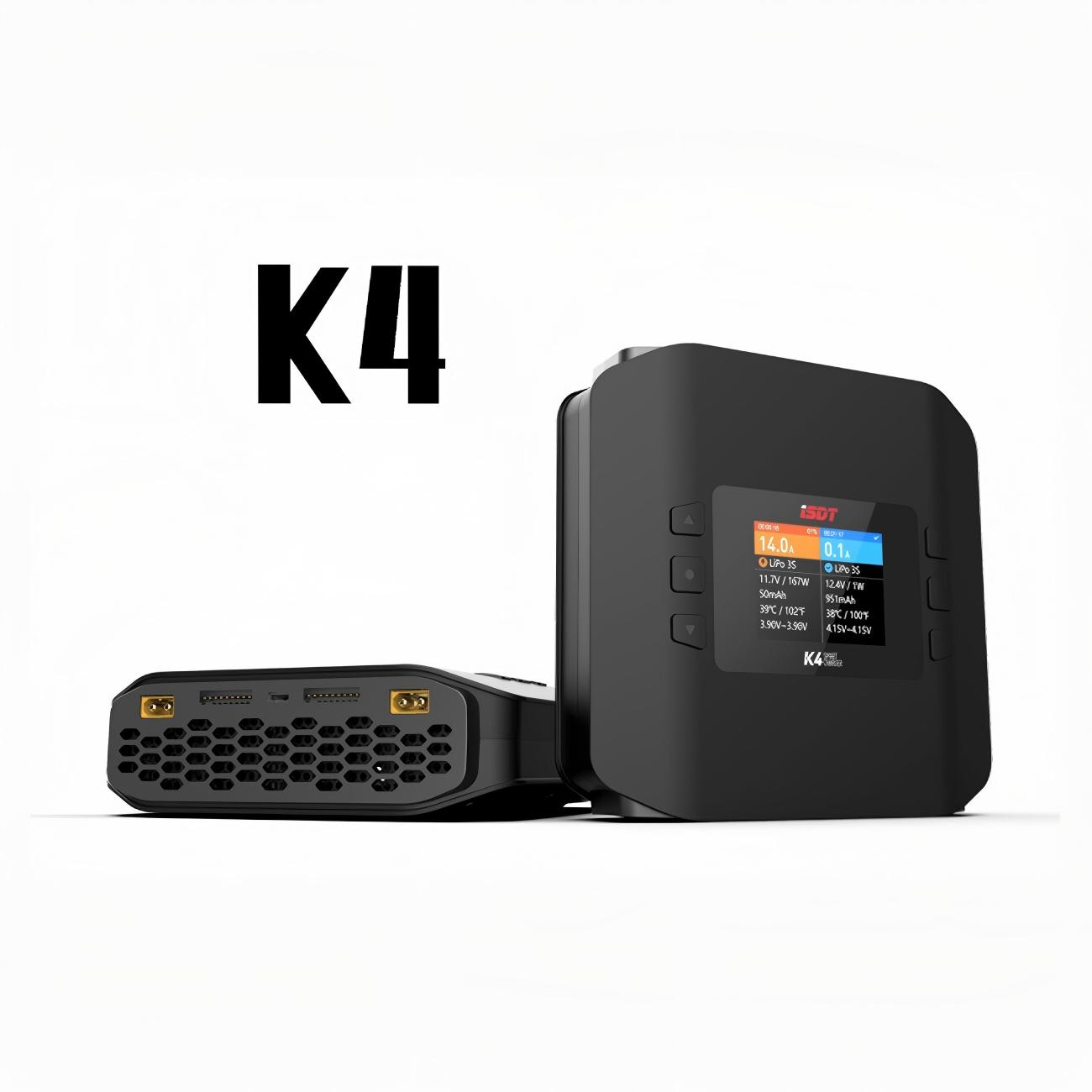 Оригинальное зарядное устройст – обзор и цена Isdt K4 Dual Lipo Charger